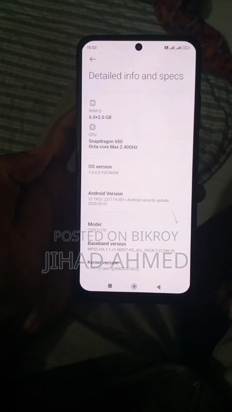 Xiaomi Redmi Note 11 128 GB Red