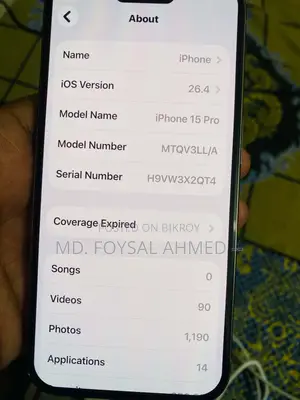 New Apple iPhone 15 Pro 256 GB Silver