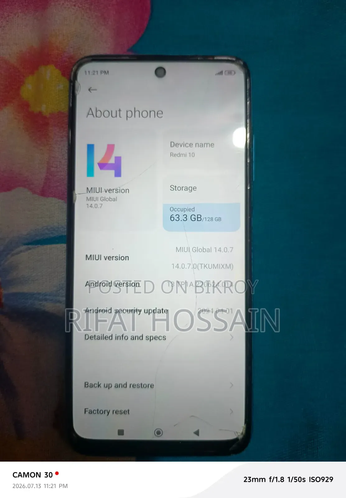 Xiaomi Redmi 10 64 GB Red