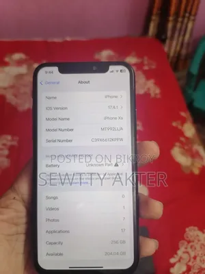 Apple iPhone XS 256 GB Black