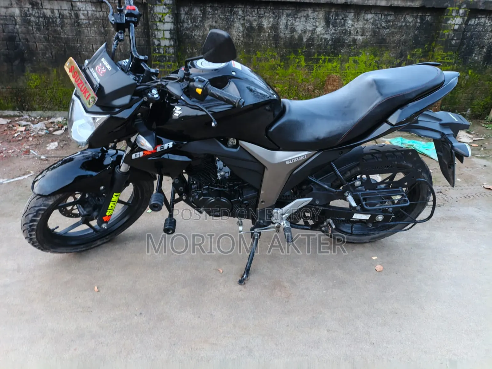 Suzuki Gixxer Monotone 2024 Black
