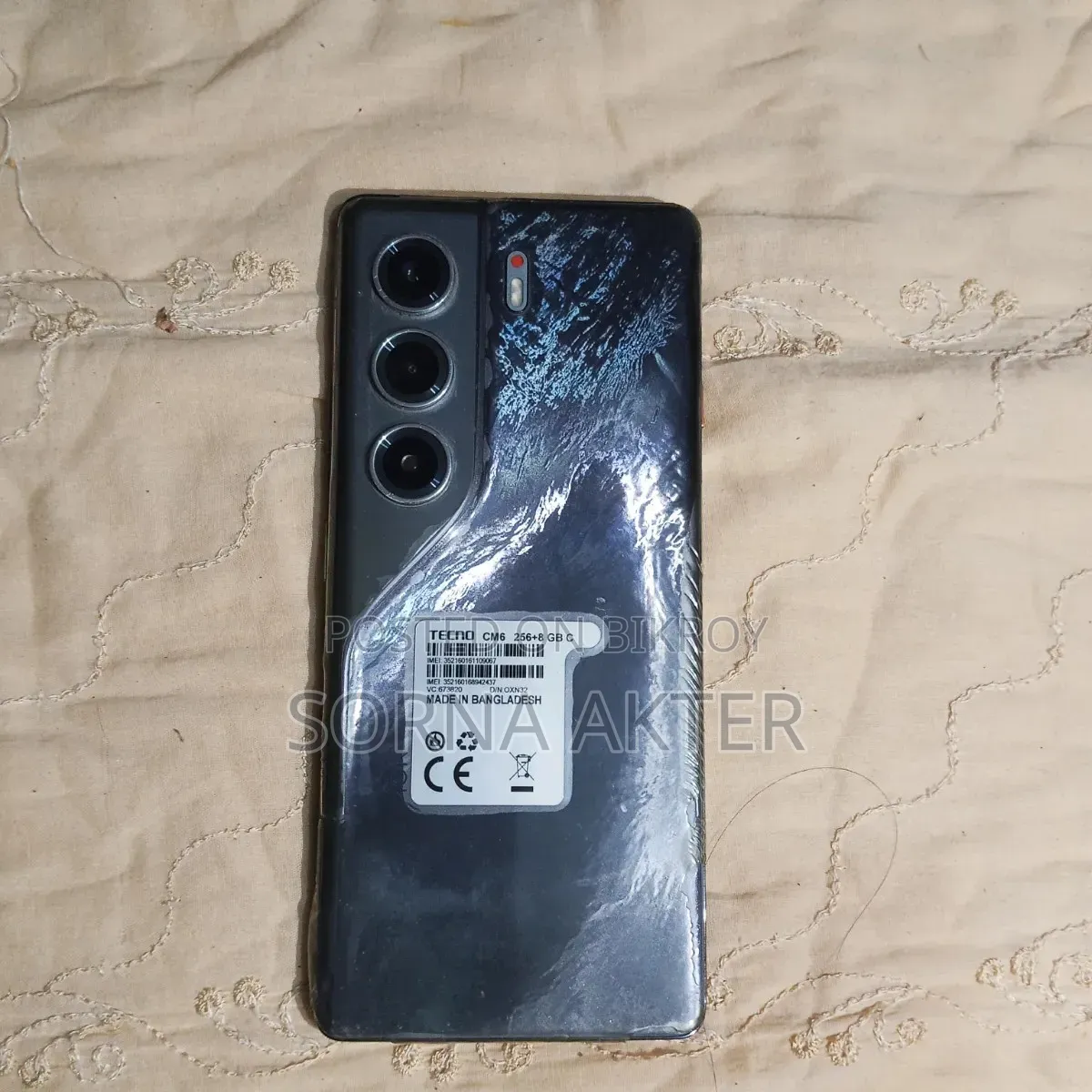 Tecno Camon 40 Pro 4G 256 GB Black