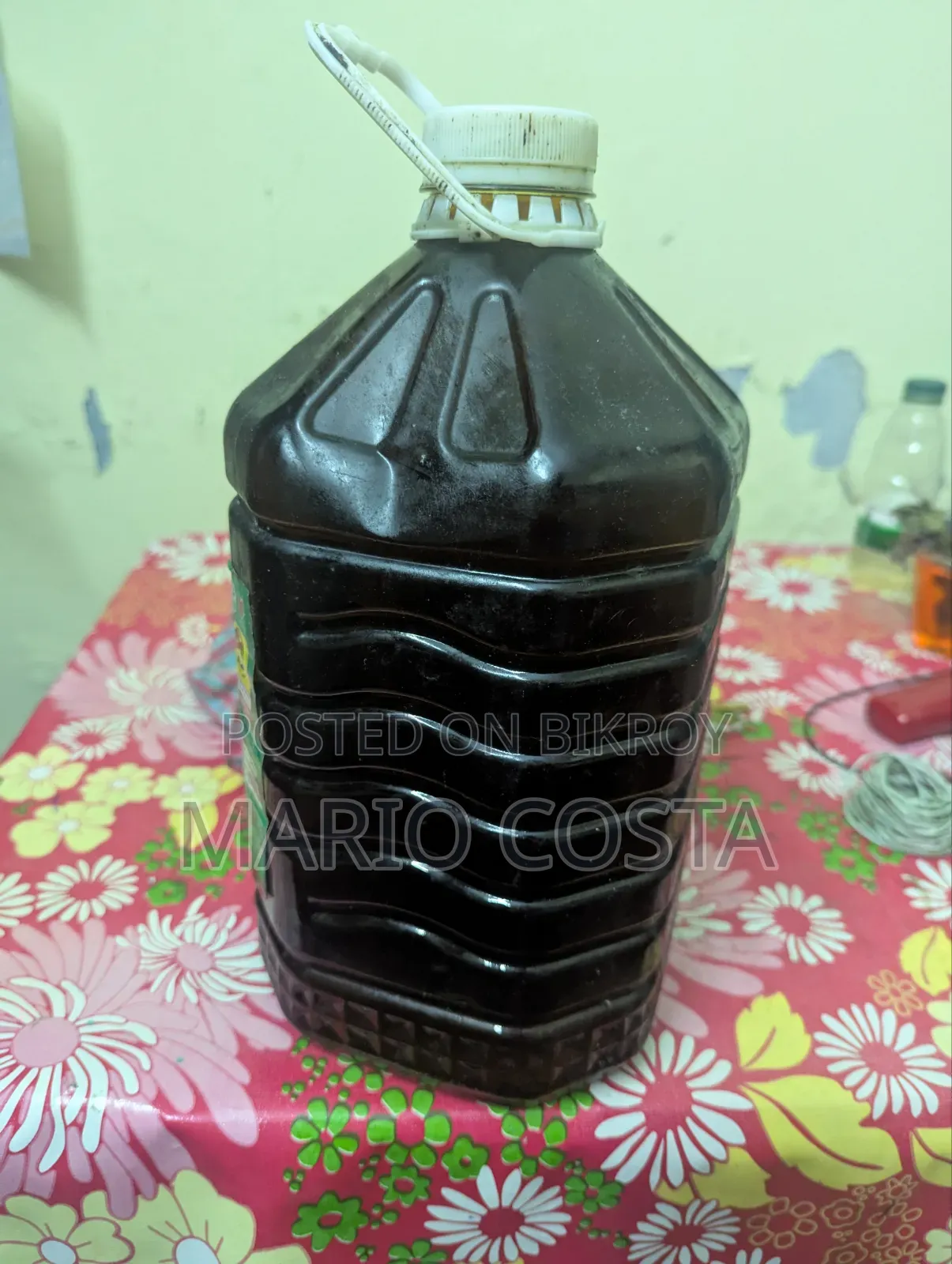 ১০০% খাঁটি ঘানির সরিষার তেল – ৫ লিটার