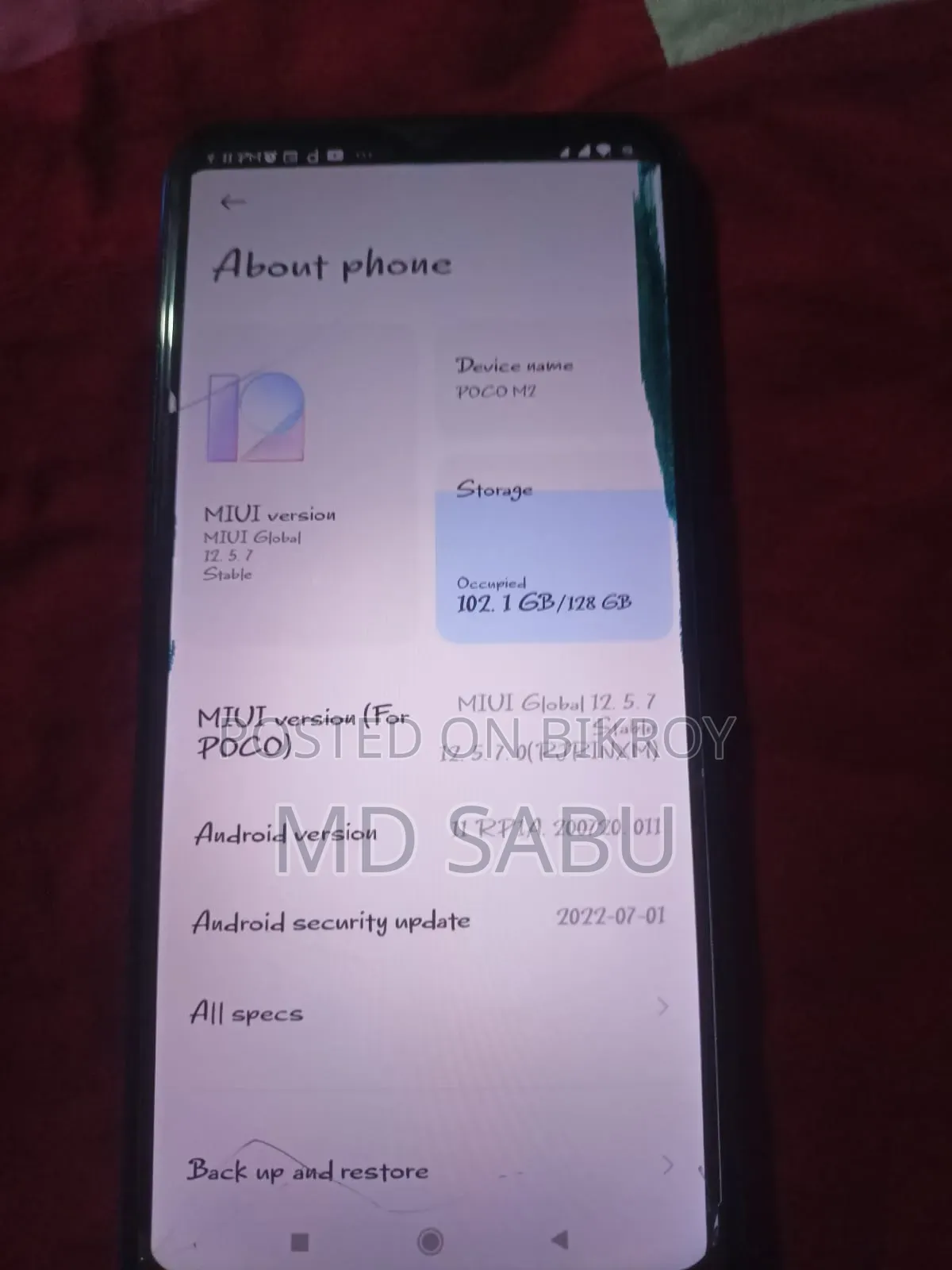 Xiaomi Poco M2 128 GB Blue