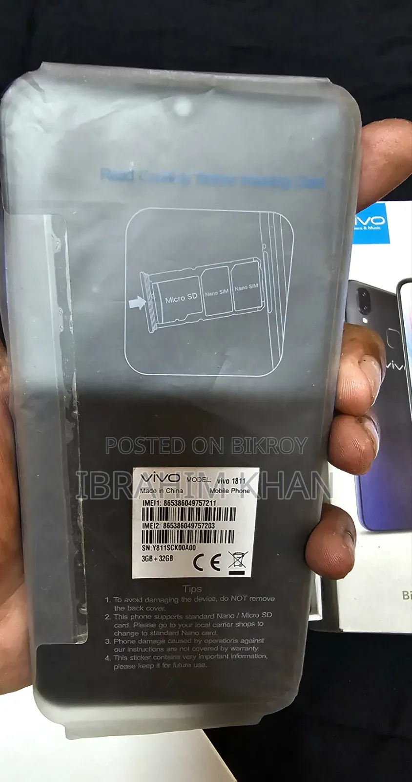 Vivo Y93 32 GB Blue