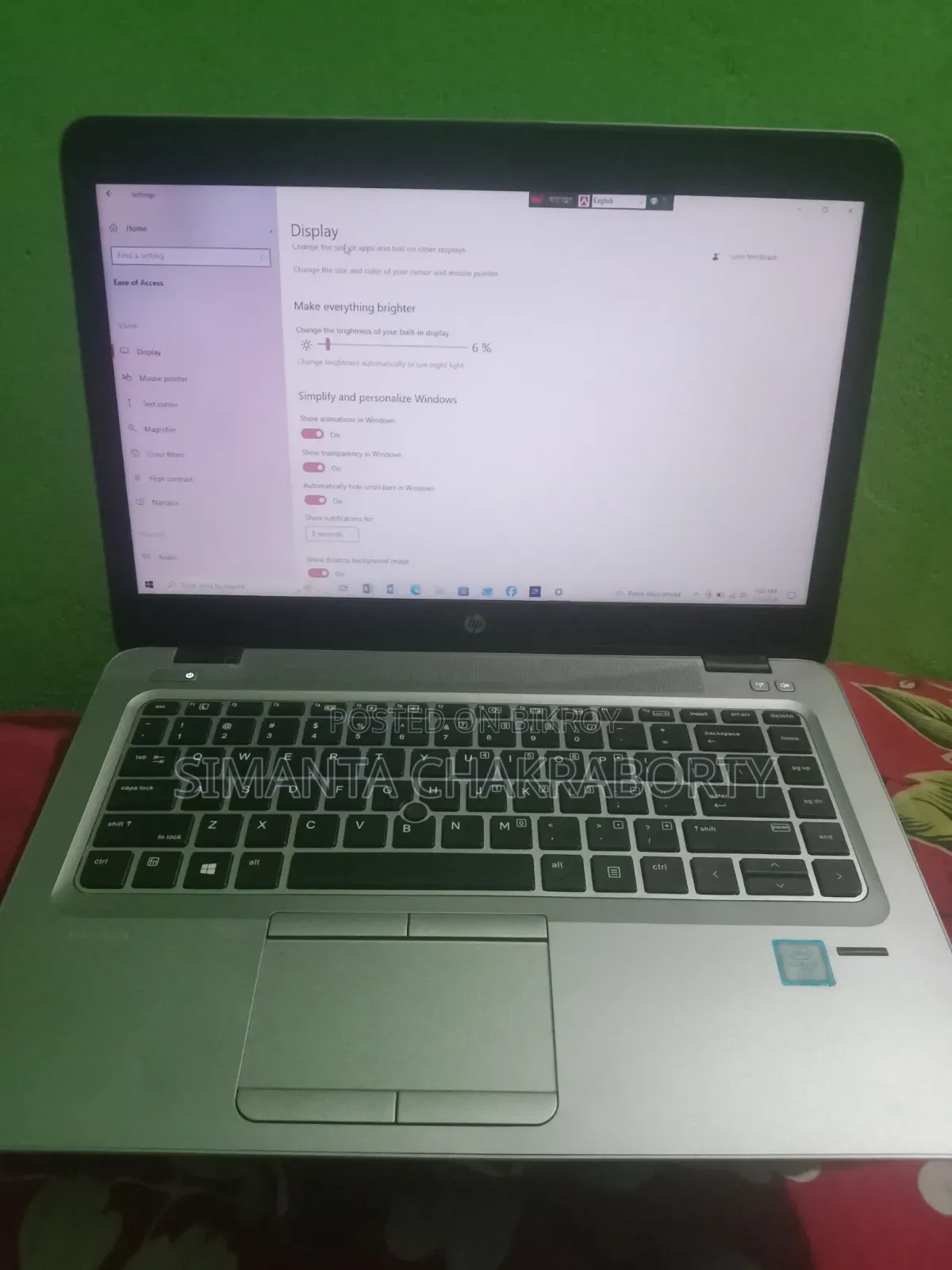 Laptop HP EliteBook 840 G8 8GB Intel Core I5 HDD+SSD 512GB