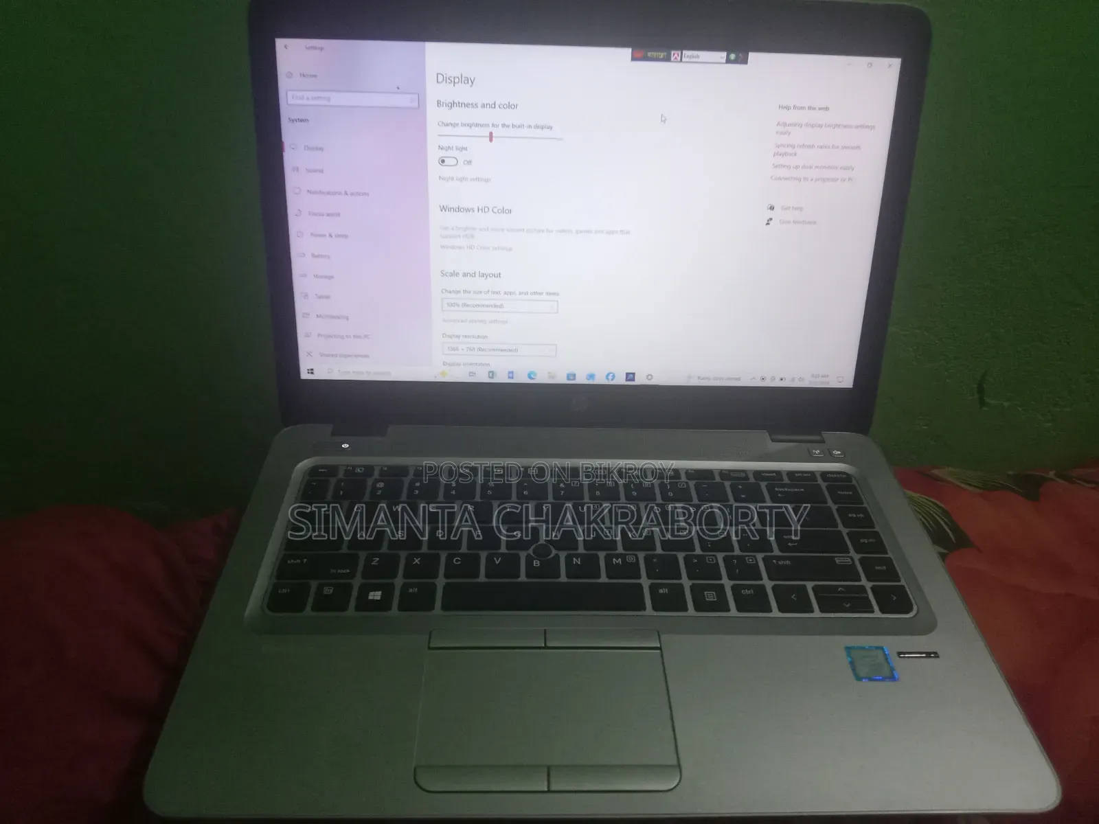 Laptop HP EliteBook 840 G8 8GB Intel Core I5 HDD+SSD 512GB