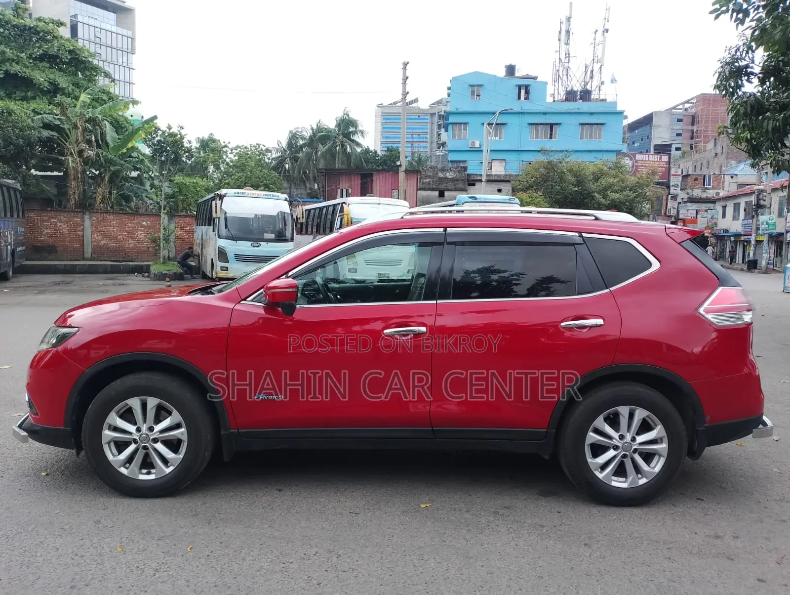 Nissan X-Trail 2.0 Hybrid FWD 2016 Red