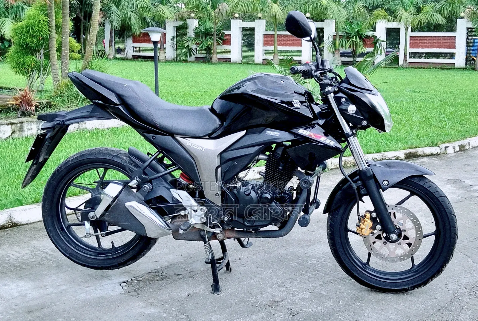 New Suzuki Gixxer Monotone 2024 Black