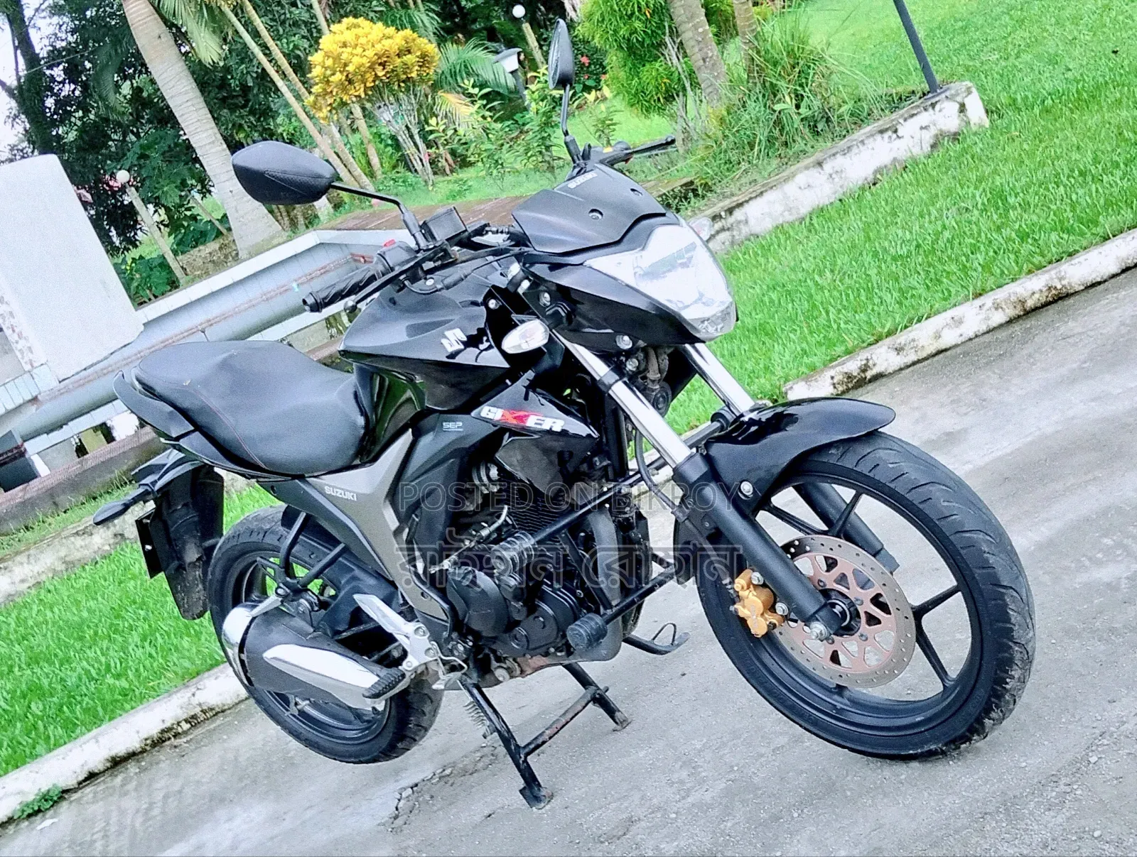 New Suzuki Gixxer Monotone 2024 Black