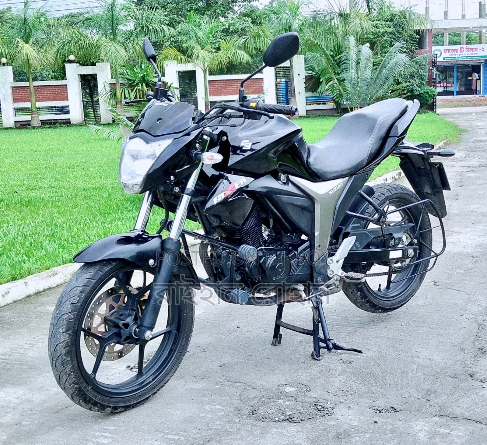 New Suzuki Gixxer Monotone 2024 Black