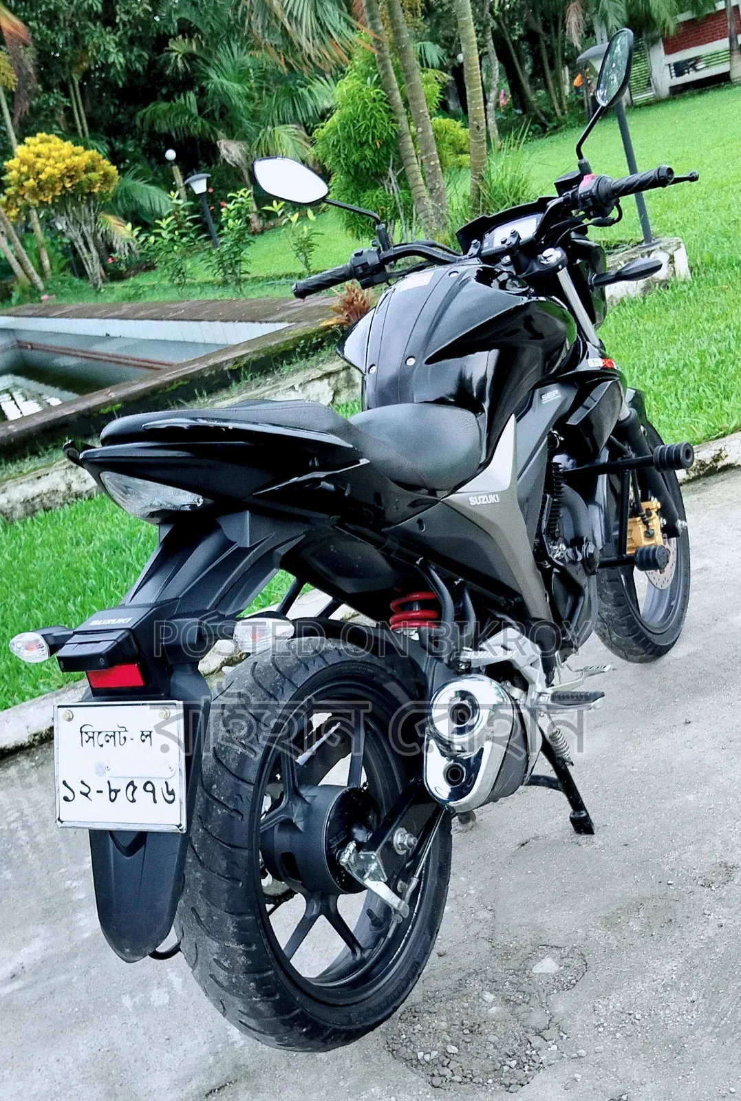 New Suzuki Gixxer Monotone 2024 Black
