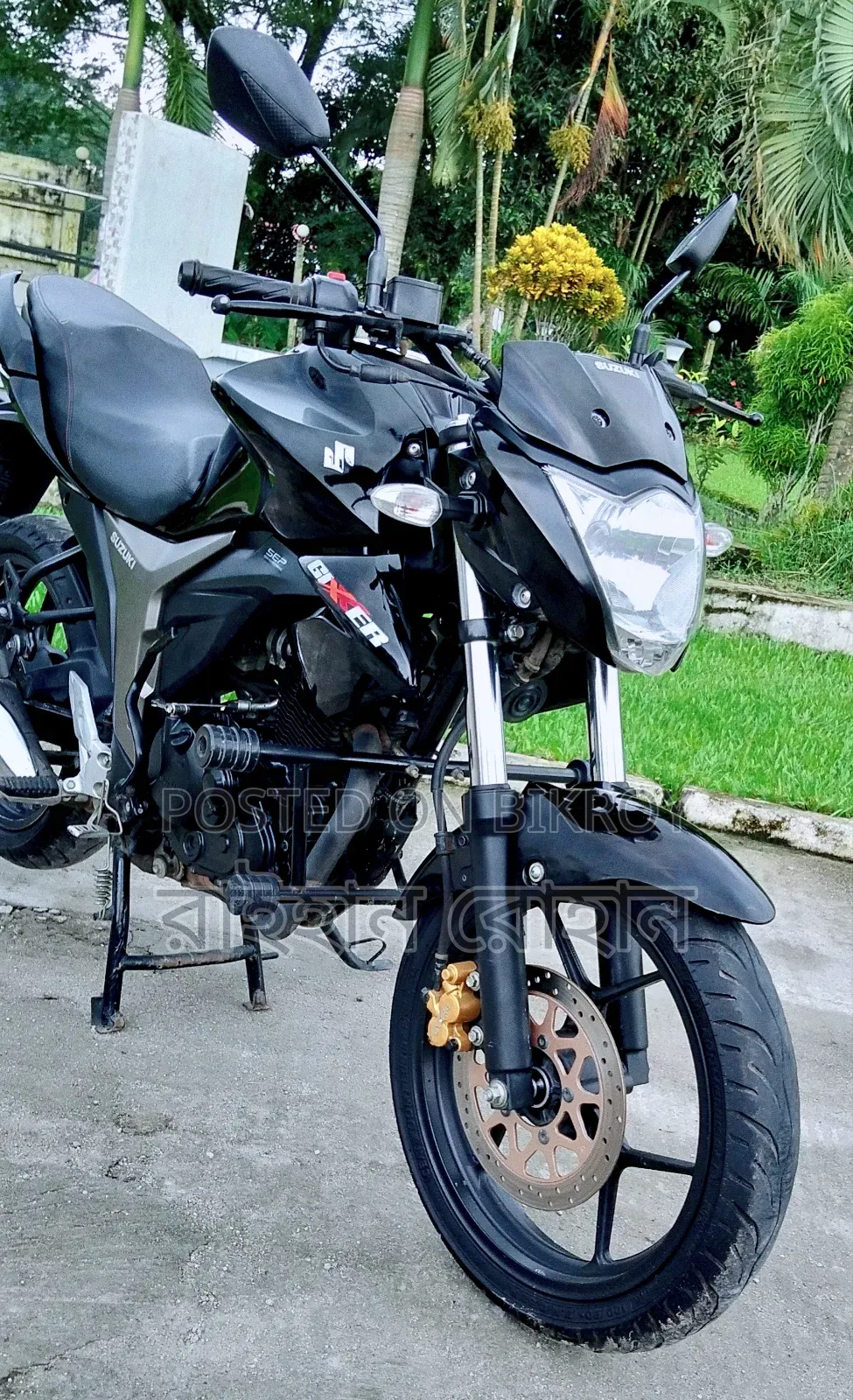 New Suzuki Gixxer Monotone 2024 Black