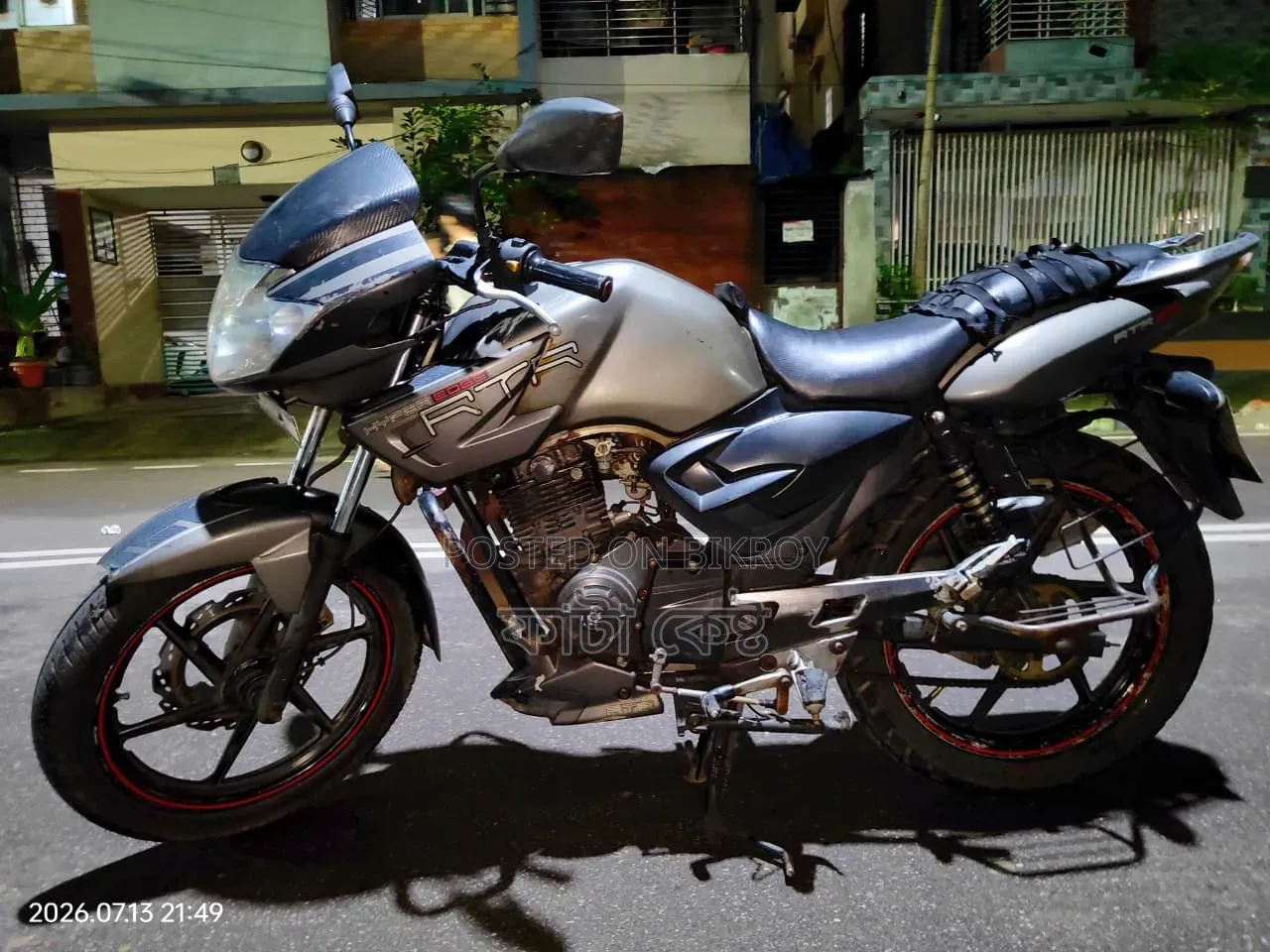 TVS Apache RTR 160 2V ২০১২ ধূসর