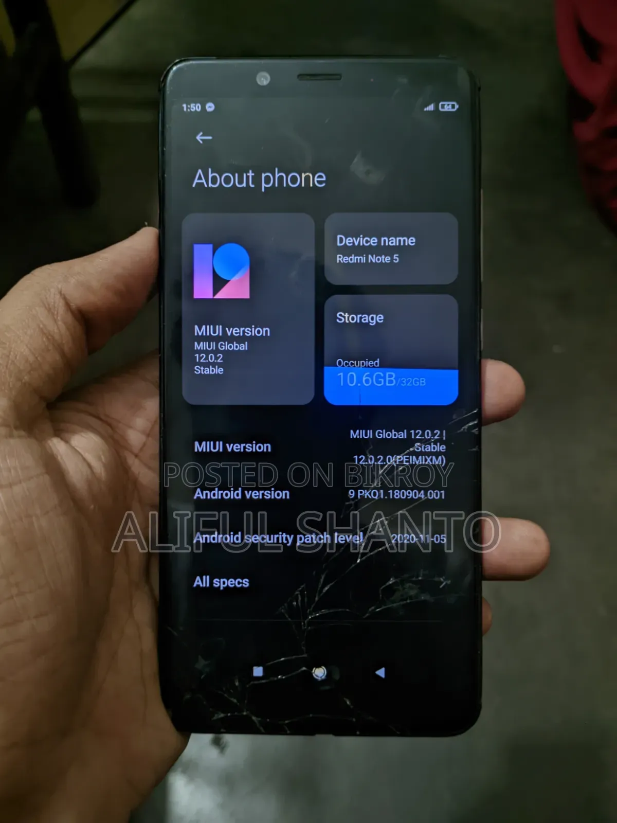 Xiaomi Redmi Note 5 32 GB Black