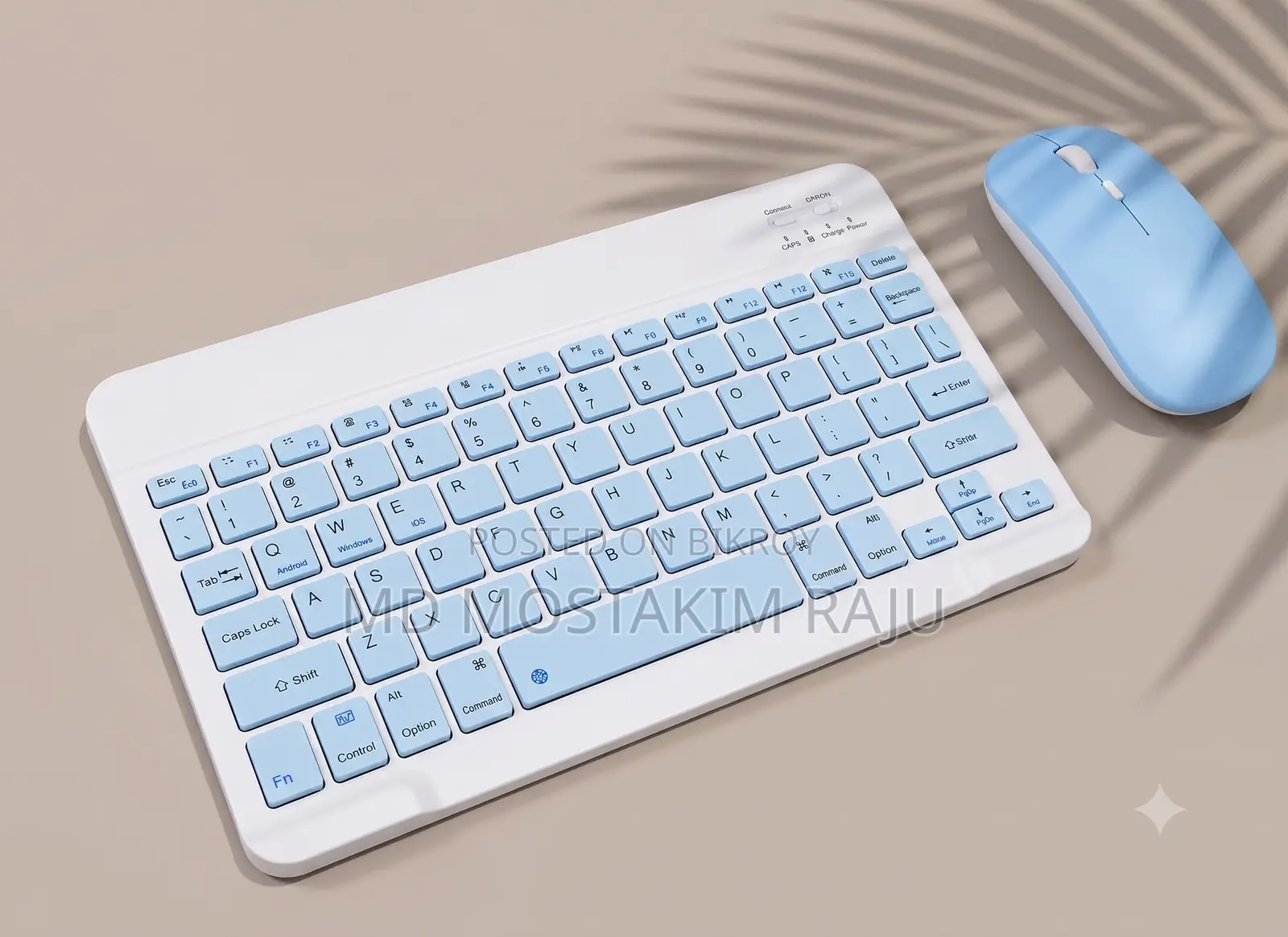 Bluetooth Keyboard Mouse Combo