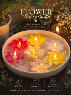 Floating Flower Candle
