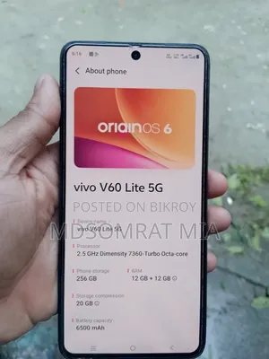 Vivo V60 Lite 256 GB Black