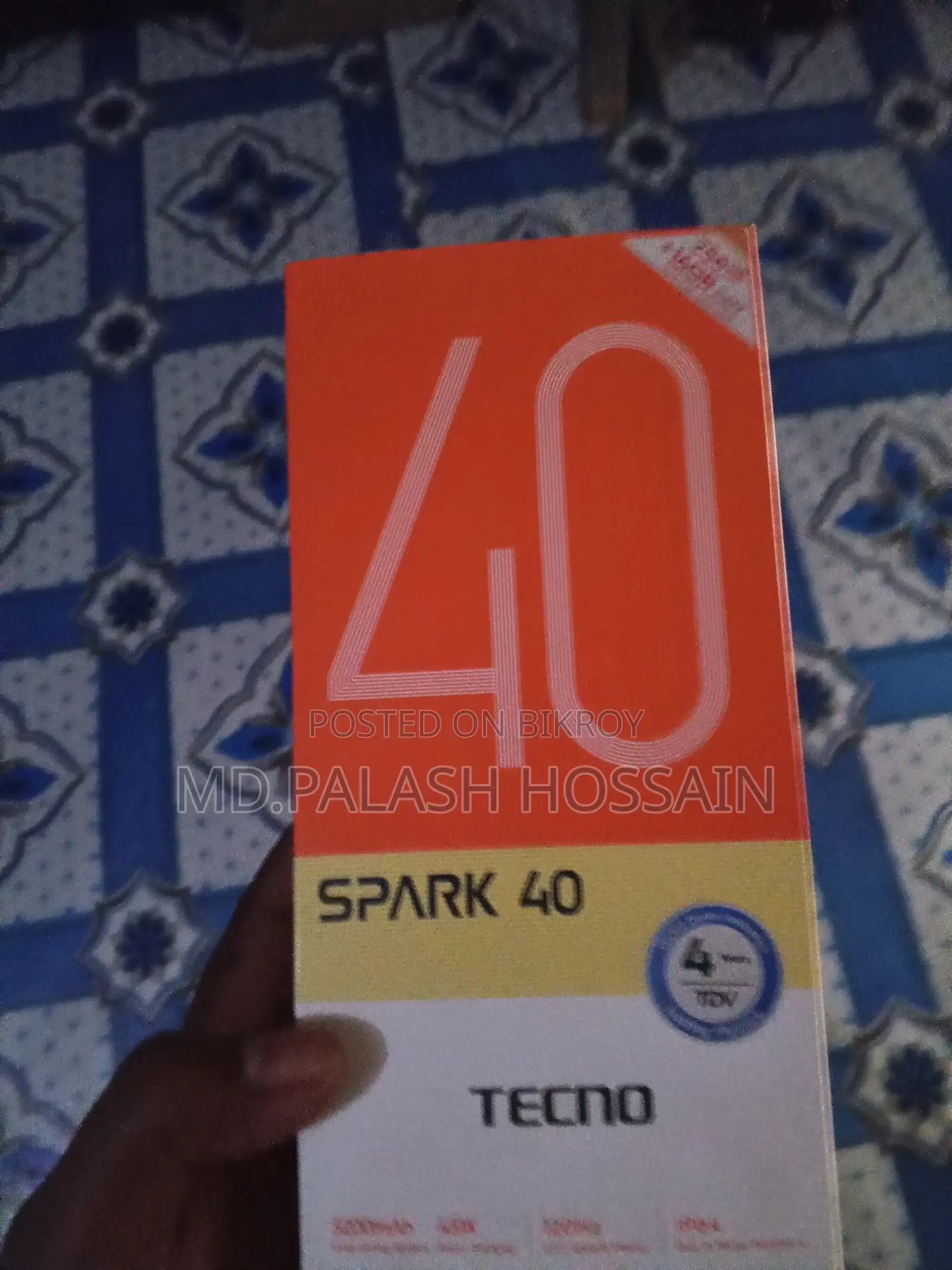 New Tecno Spark 40 256 GB Black
