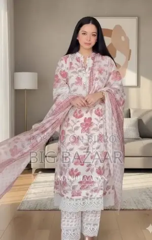 Pocket Kurti Three Piece