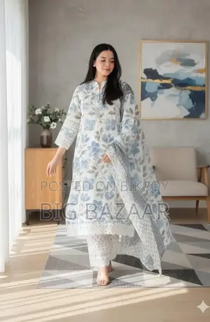 Pocket Kurti Three Piece