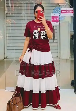 Skirt and Tshirt Set