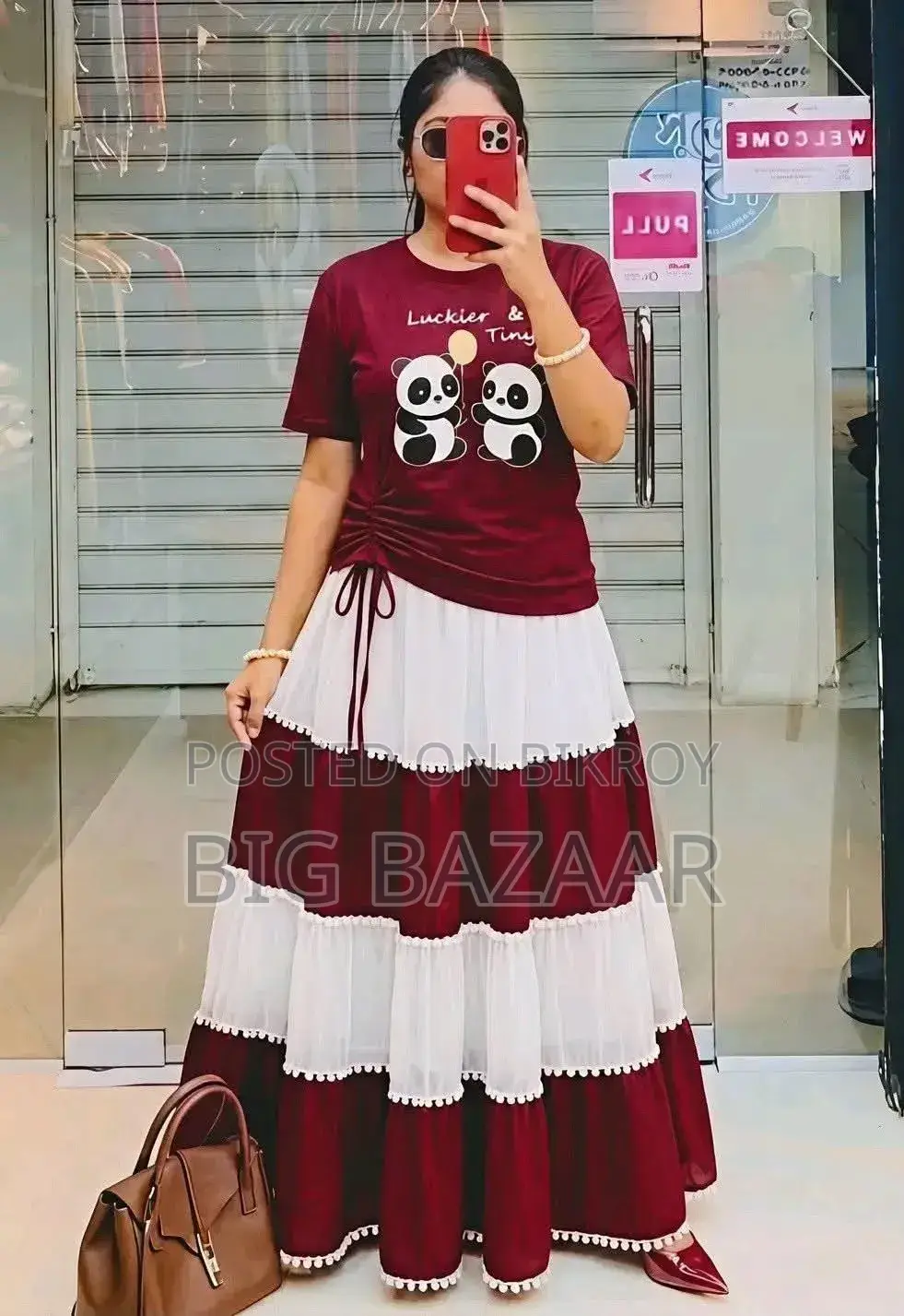 Skirt and Tshirt Set
