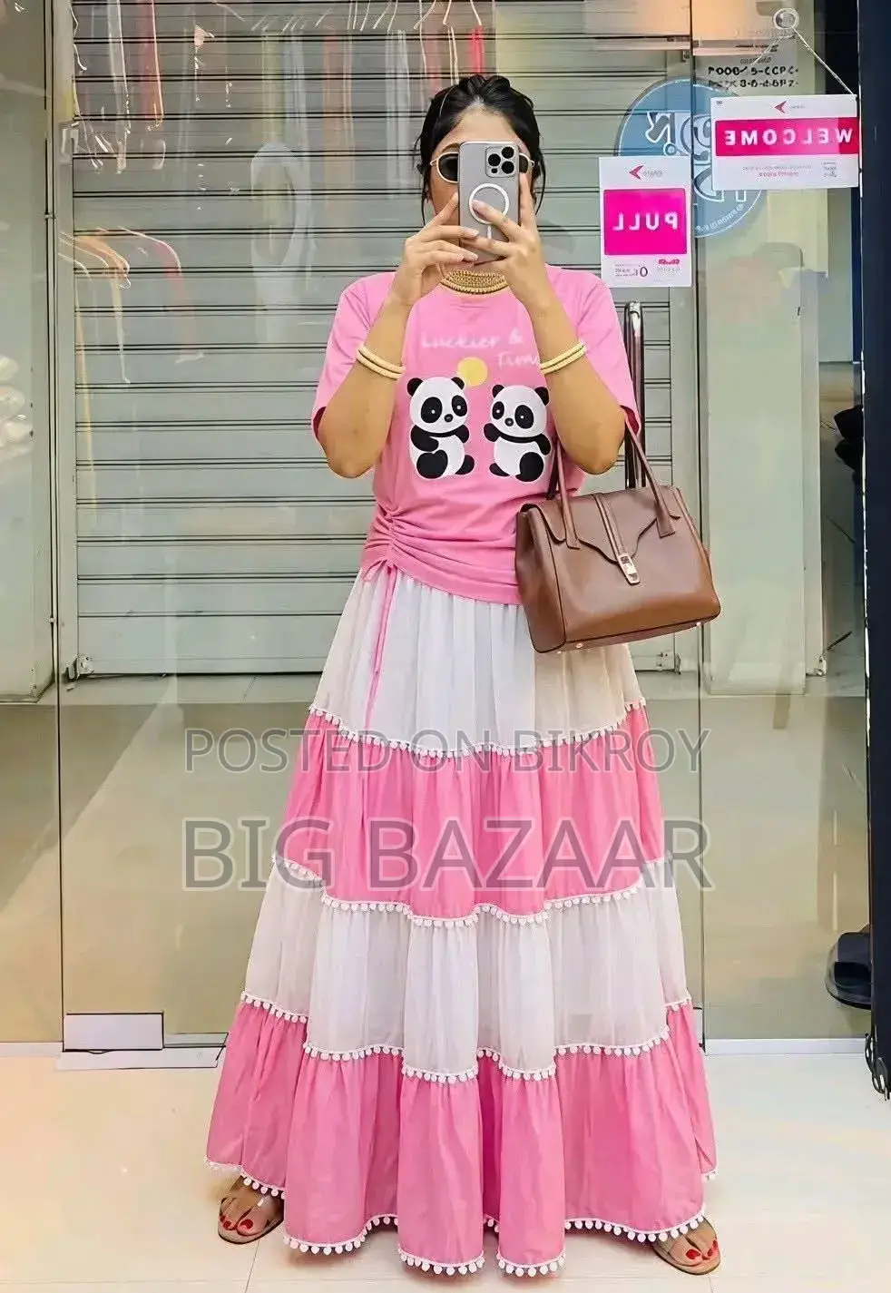 Skirt and Tshirt Set