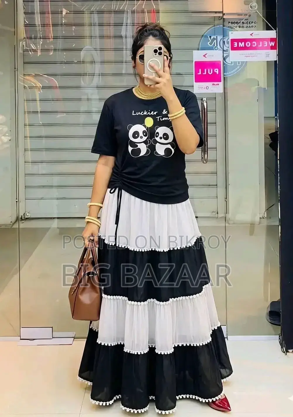 Skirt and Tshirt Set