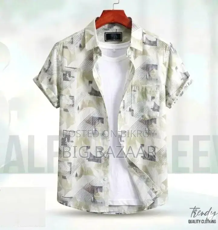 Digital Printed Premium Half Sleeve Shirt