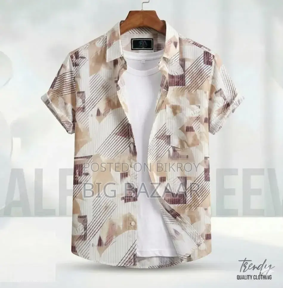 Digital Printed Premium Half Sleeve Shirt