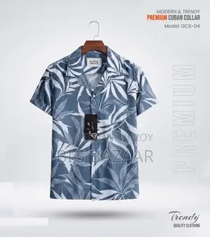 Premium Short Sleeve Cuban Collar Shirt