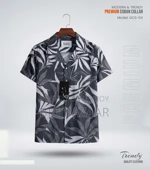 Premium Short Sleeve Cuban Collar Shirt