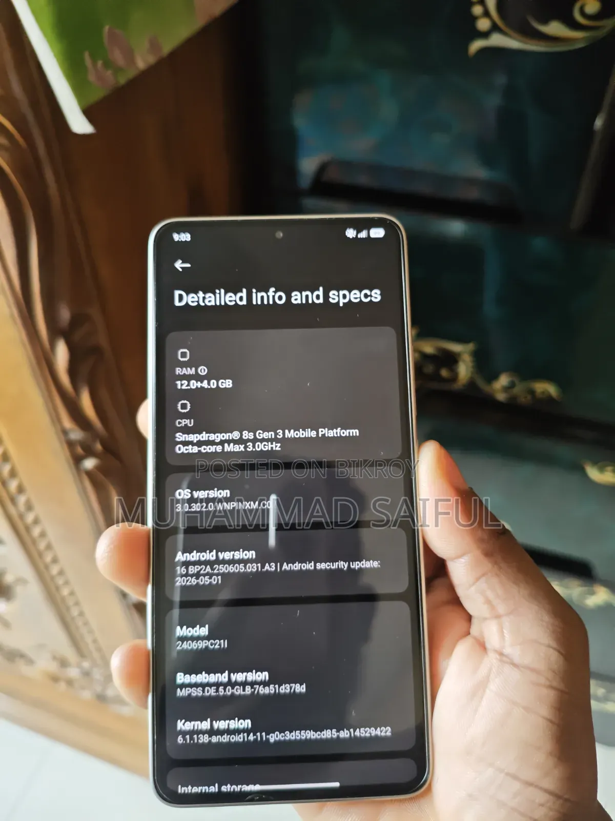 Xiaomi Poco F6 256 GB