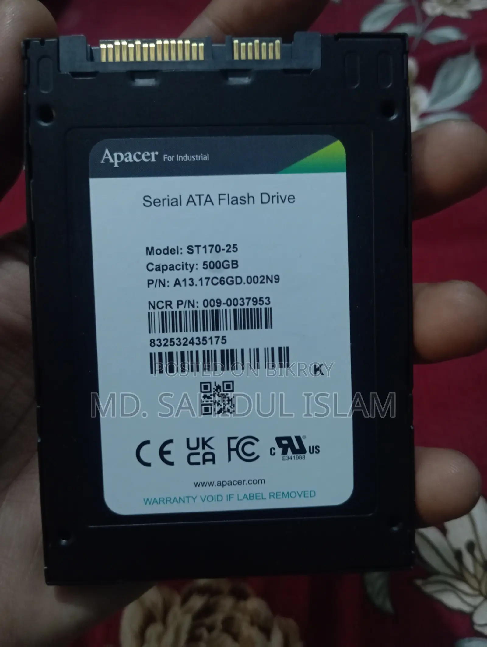 SSD 500 GB Full New. 100% Health