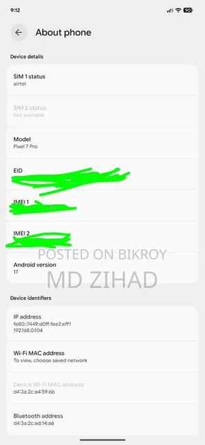 Google Pixel 7 Pro 128 GB Black