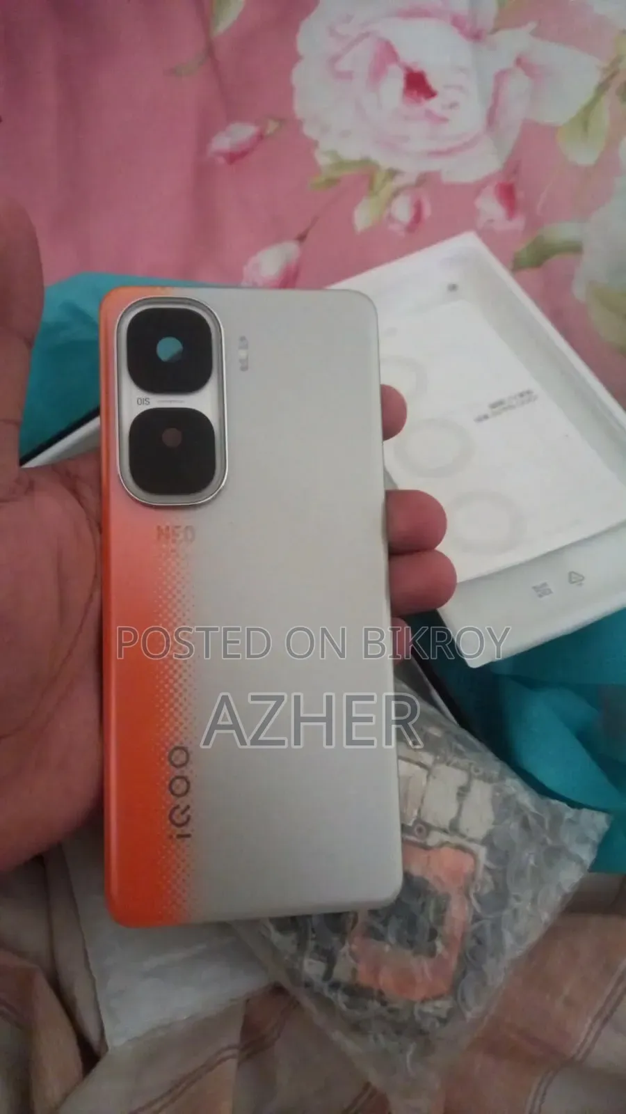 New iQOO 256 GB Orange