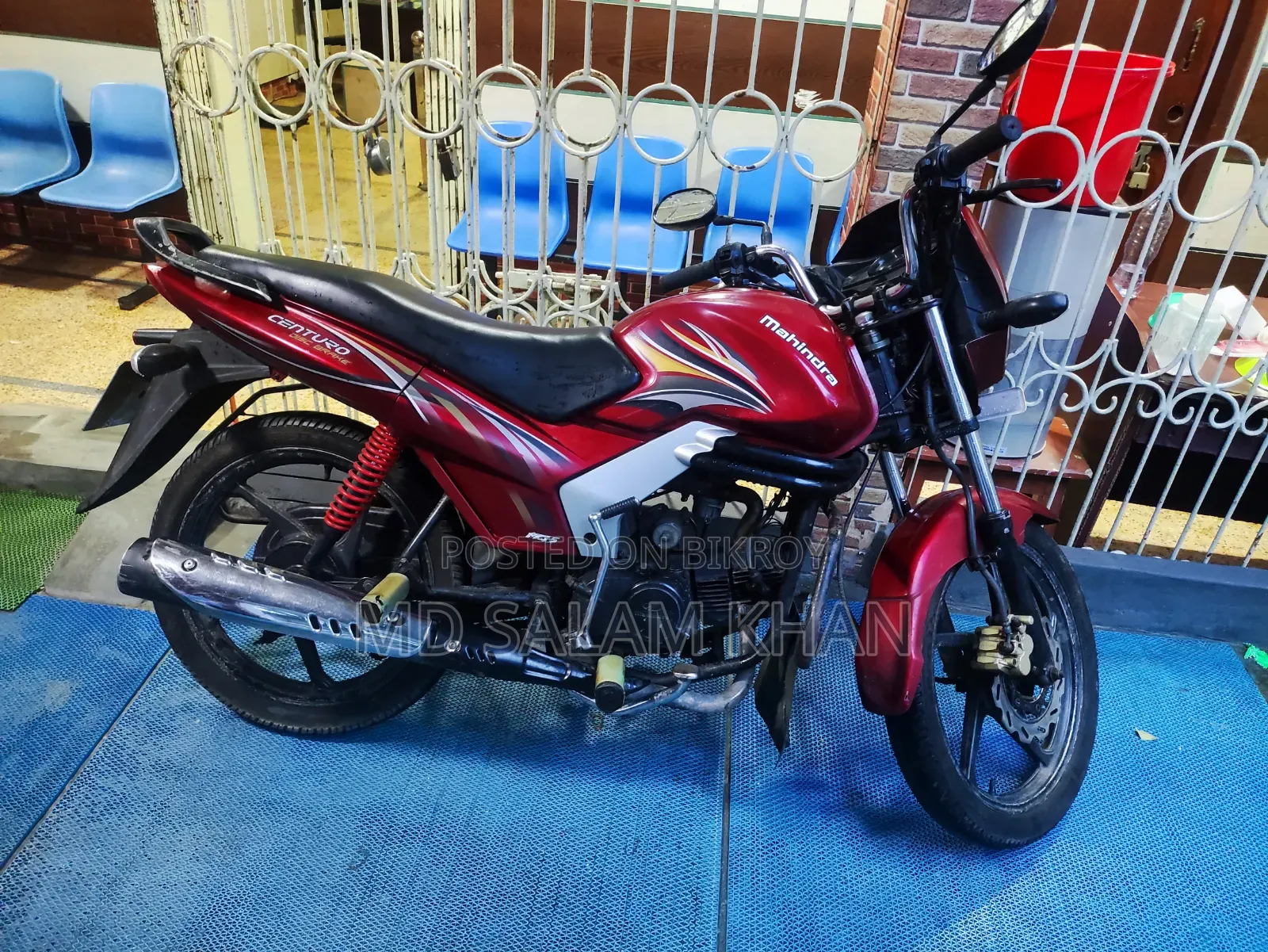 Mahindra Gusto 125 2018 Red