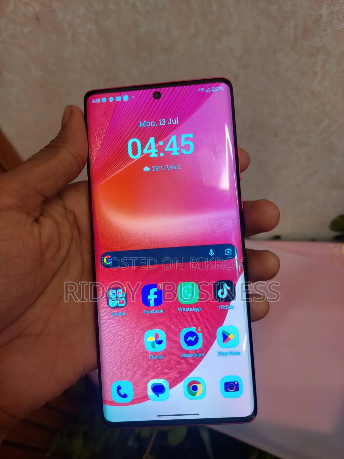 মটোরোলা এজ ৫০ ফিউশন ১২৮ জিবি পিঙ্ক