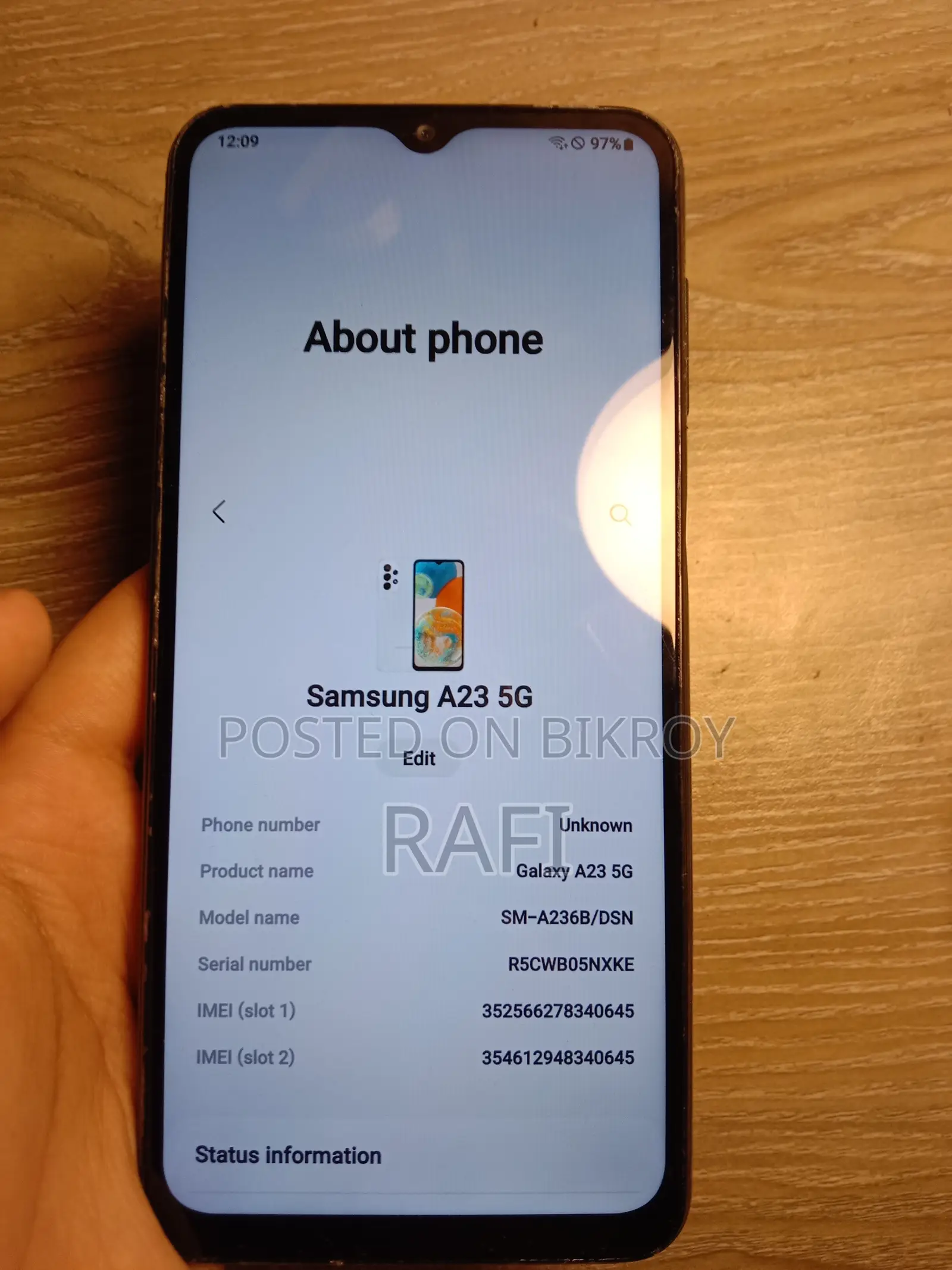 Samsung Galaxy A23 5G 128 GB Black