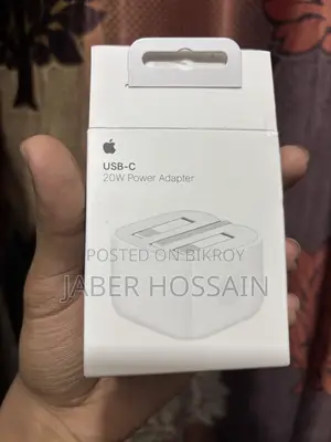 অ্যাপল ২০ ওয়াট অরিজিনাল অ্যাডাপ্টার এবং ক্যাবল