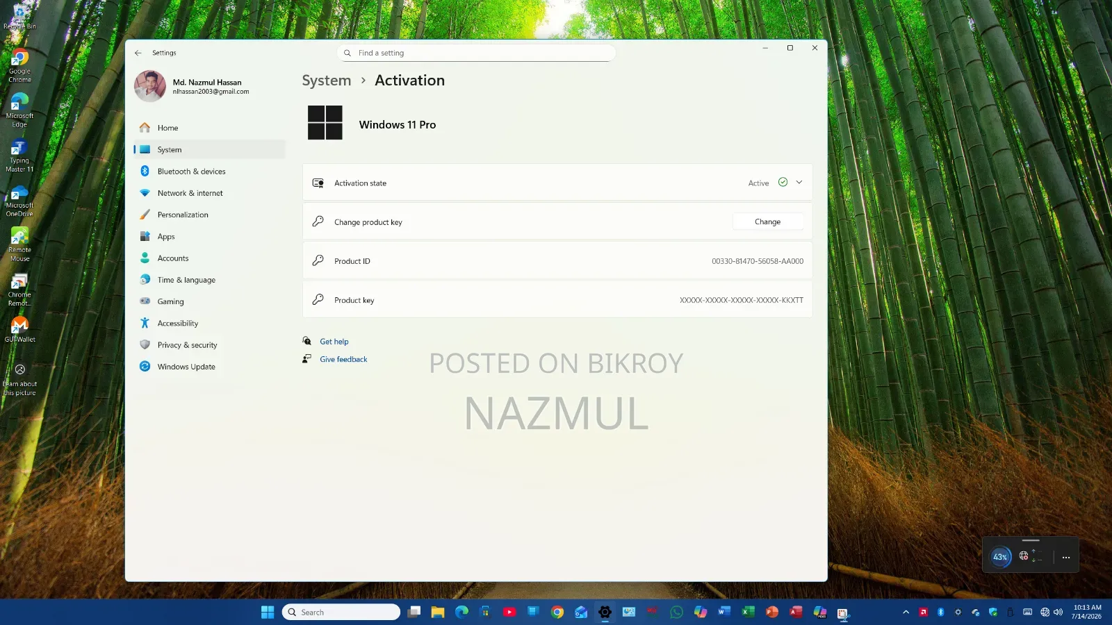 Desktop Computer 16GB AMD Ryzen 5 SSD 250GB