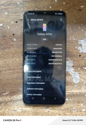 Samsung Galaxy A03s 64 GB Black