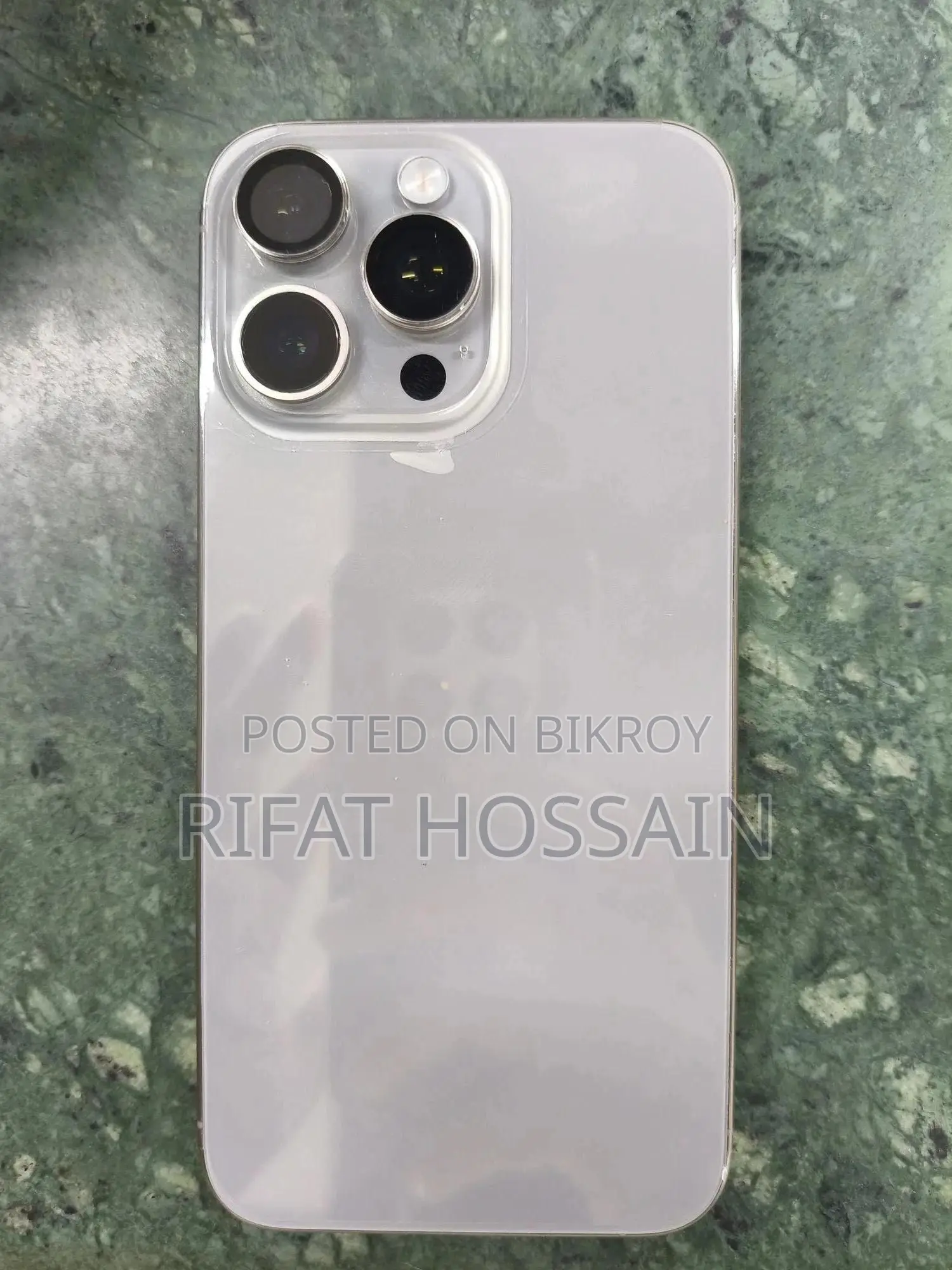 অ্যাপল আইফোন ১৫ প্রো ম্যাক্স ২৫৬ জিবি সিলভার