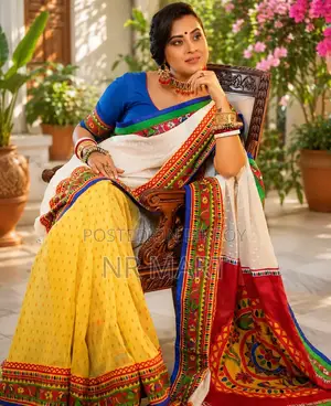 উৎসব রঙের বৈশাখী শাড়ি
