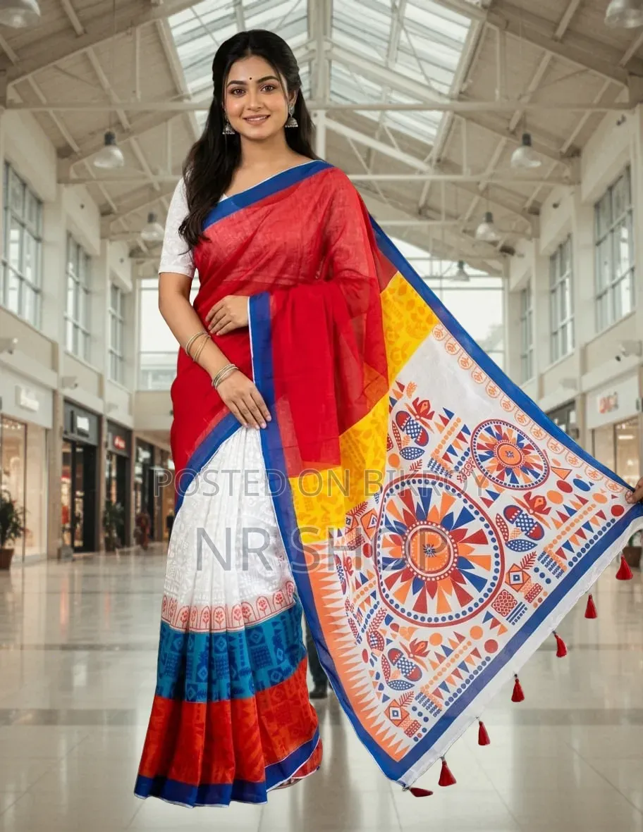 Festive Colored Baishakhi Saree