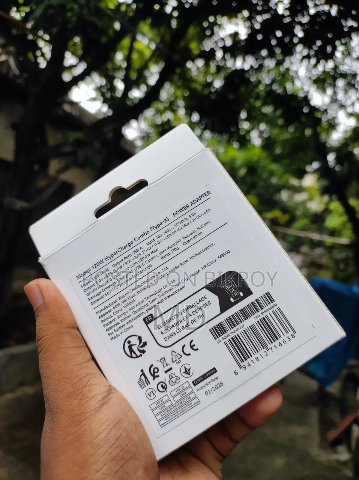 Xiaomi 120w Cherger