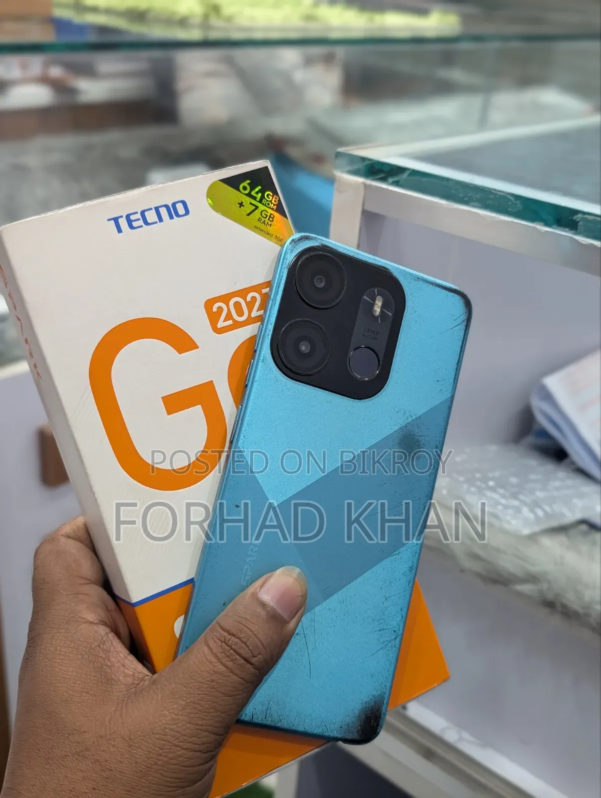 Tecno Spark Go 64 GB Blue