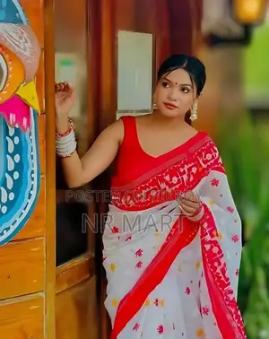 Baishakhi Half Silk Block Print Saree