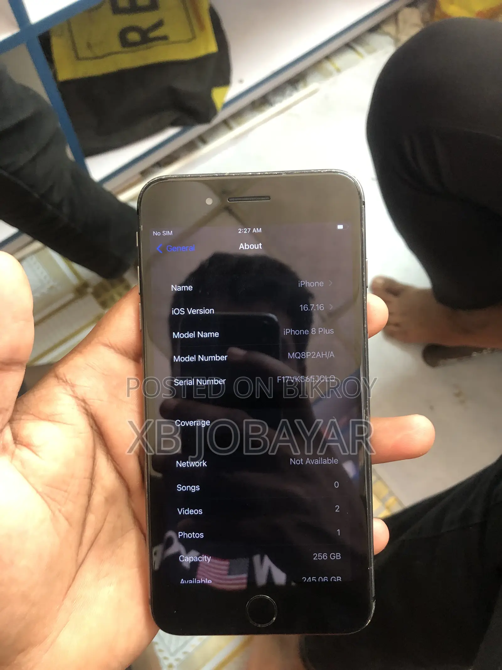 Apple iPhone 8 Plus 256 GB Black